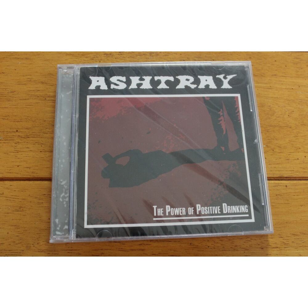 ASHTRAY "THE POWER OF POSITIVE DRINKING" CD [NEW SEALED] ULTRA RARE CASE CRACKED